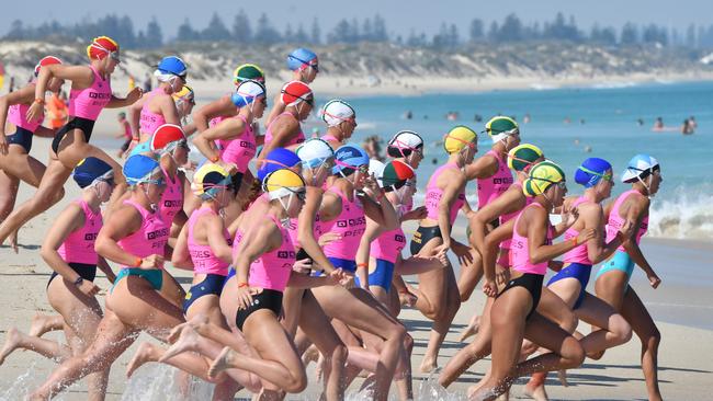 Racing on day one of the Australian youth titles.