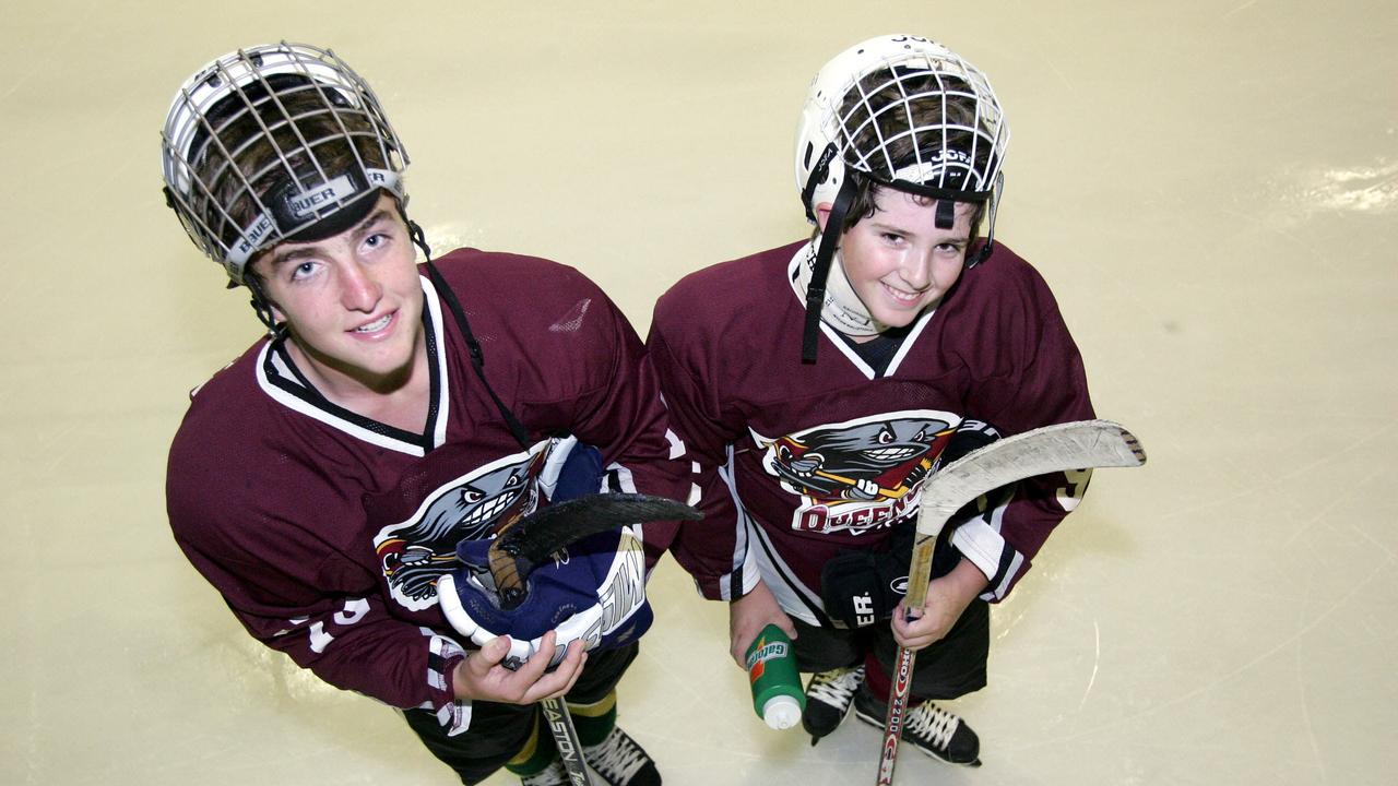 Rep Ice Hockey players Cameron Threw 15 of Gold Goast Grizzlies and Jake Read 12 of Logan Crusaders at Iceland in 2004.