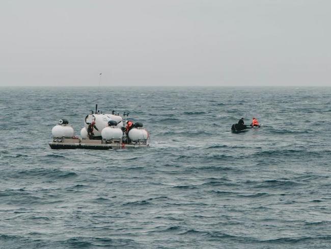 This is the final photo taken of the submarine before it vanished. Picture: Action Aviation/Instagram