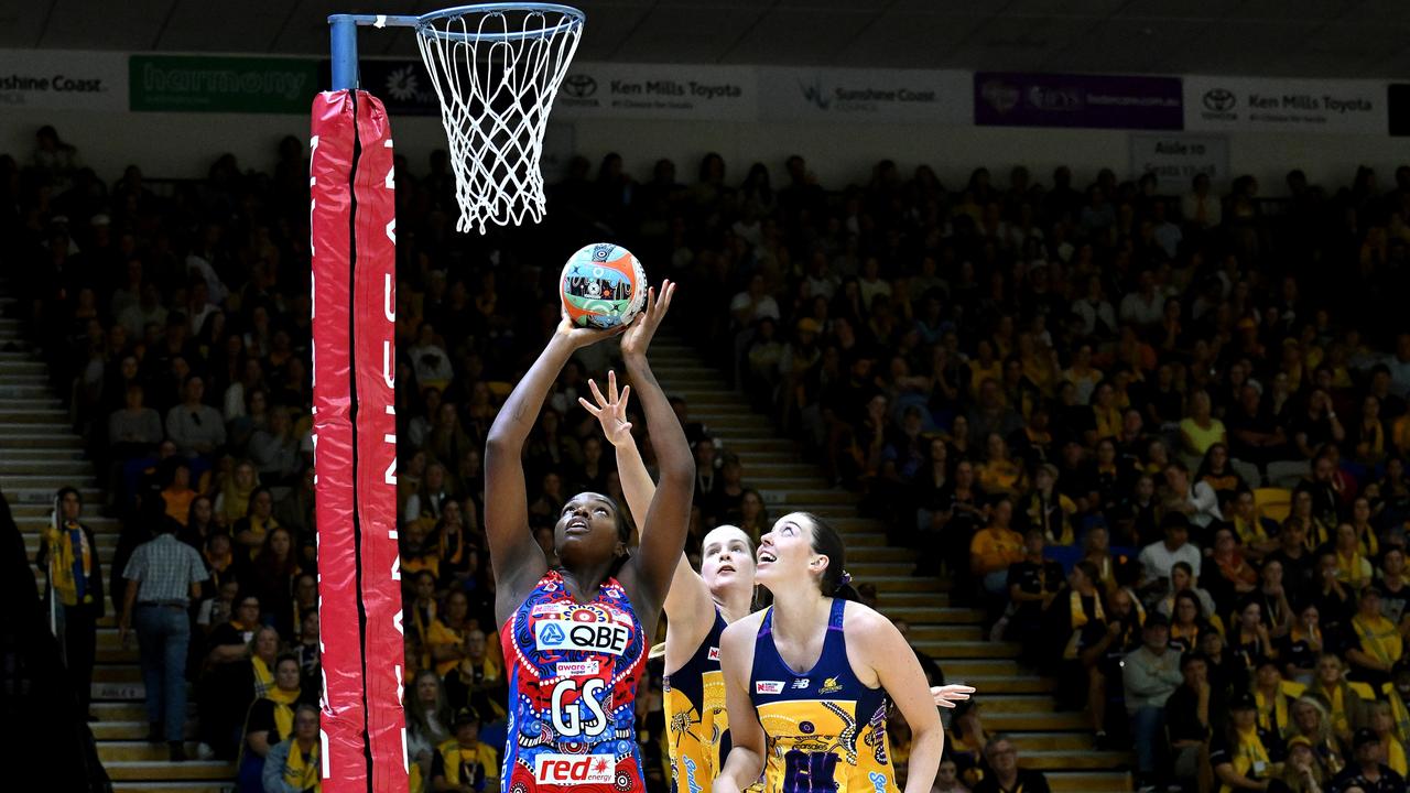 Grace Nweke made 50 of her 56 shots. Picture: Bradley Kanaris/Getty Images