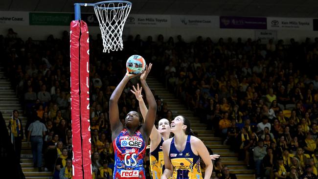 Grace Nweke made 50 of her 56 shots. Picture: Bradley Kanaris/Getty Images