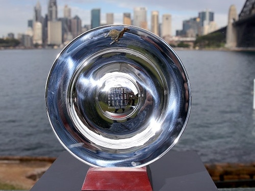 The Million Dollar Chase Trophy.  Picture: Gregg Porteous.