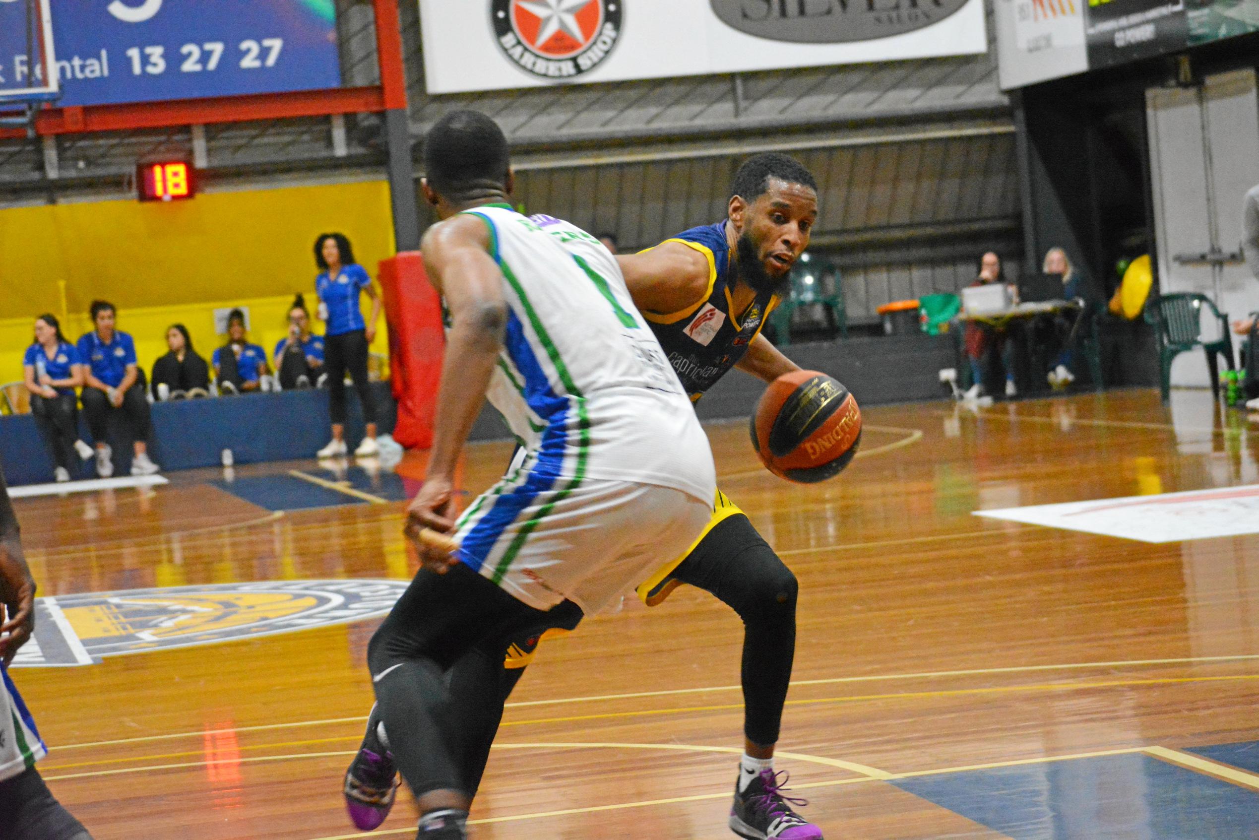 Taylor Young led the Power with 26 points. Picture: Nick Kossatch GLA040819QBL
