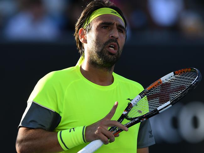 Marcos Baghdatis says Jones shouldn’t be allowed in the grounds of the tournament. Picture: AAP