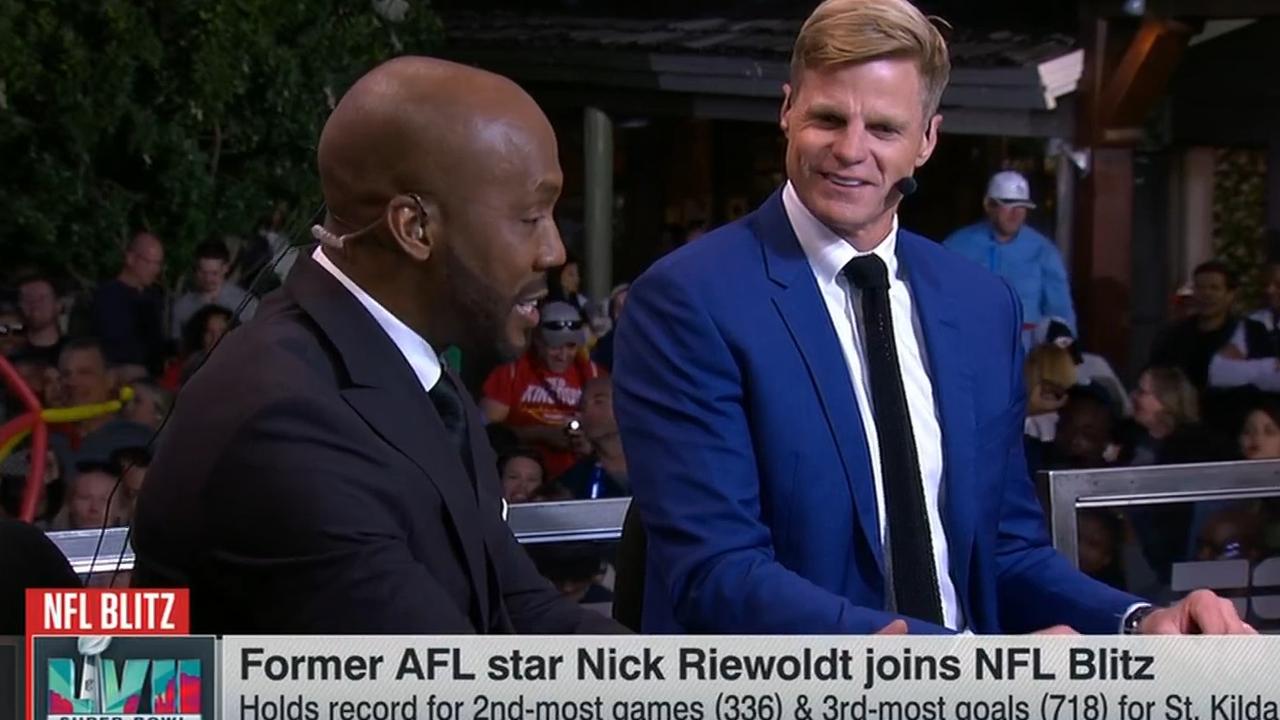 Riewoldt is friends with former Saint Arryn Siposs, who he interviewed as one of this profile reports.