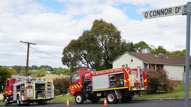 A fire caused by an electrical fault has lead to the discovery of a cannabis crop at a home on the corner of Creek St and O'Connor Dr in Mount Gambier. Picture: Jessica Ball