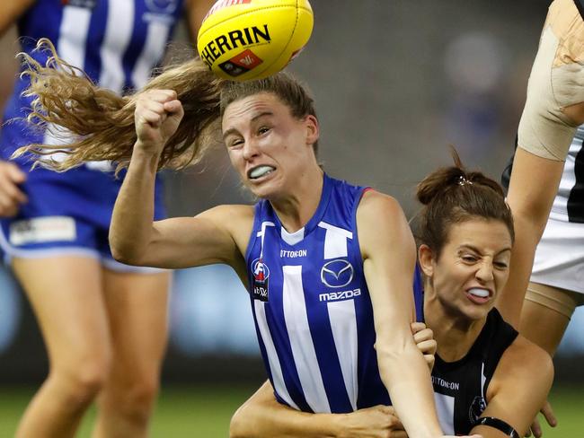 North Melbourne’s Bethany Lynch will play in Tasmania in Round 5.