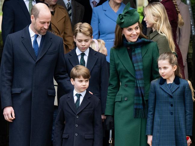 The Wales’ – seen here at Christmas – chose to celebrate Easter privately at their Norfolk home. Picture: Samir Hussein/WireImage