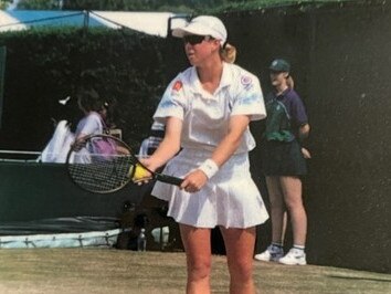 Ms Musgrave-Edwards has warned her tennis managers if she’s late to the courts, she could be having a heart attack or stroke.