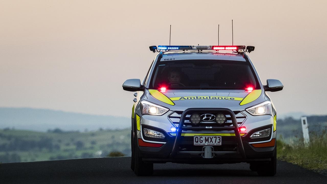 Three people were taken to hospital following a collision between a truck and a coal train near Biloela on Thursday morning.