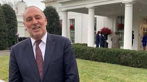 Hillsong founder Brian Houston at the White House last year.