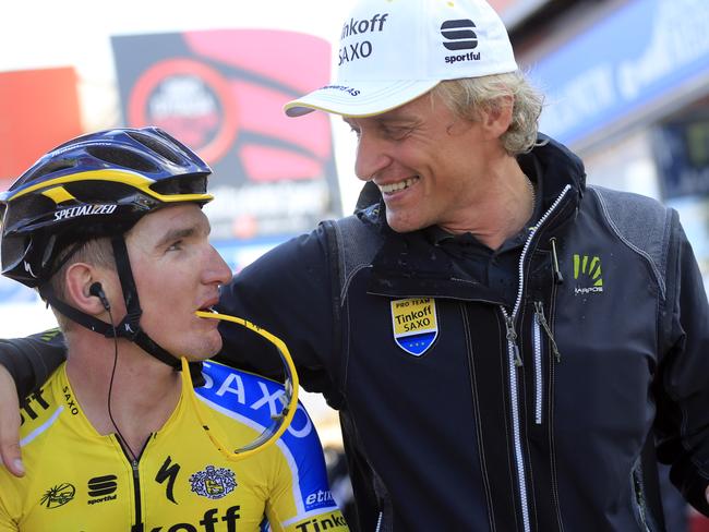 McCarthy with Tinkoff-Saxo owner Oleg Tinkov. Picture: Tinkoff-Saxo.