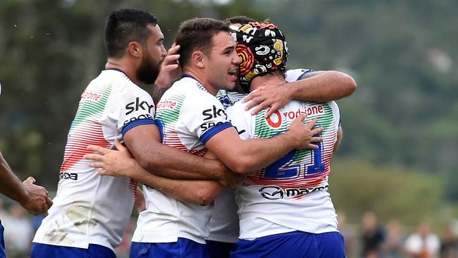 The Warriors remain hopeful they will be able to host the Dragons at Mt Smart Stadium on July 2. Picture: Matt Roberts/Getty Images