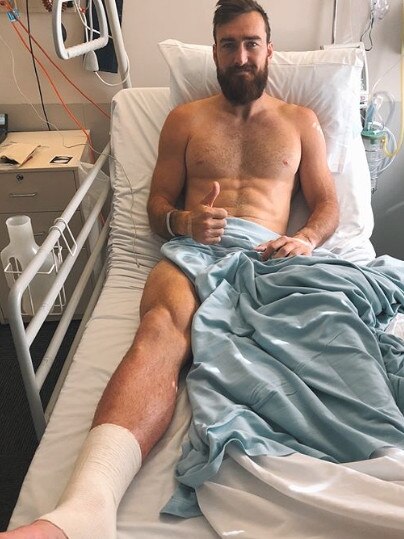 “Absolutely shattered my year is over, but I’ll be back bigger and stronger,” Dixon wrote on Instagram after surgery.