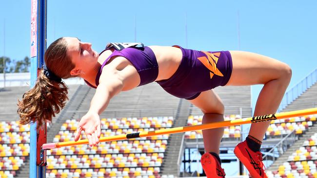 Queensland Representative School Sport track and field championships in Brisbane. Saturday October 12, 2024. Picture, John Gass