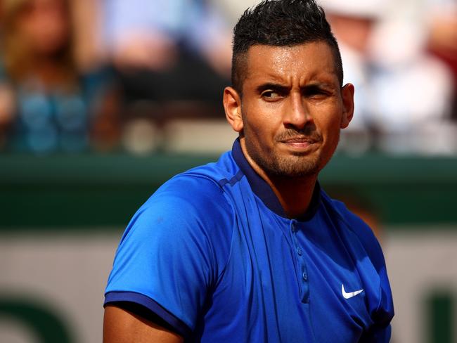 Kyrgios has a catalogue of juvenile on-court dummy-spits against his name.