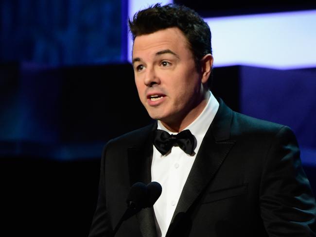 Actor Seth MacFarlane was forced to explain a 2013 joke in the wake of the Weinstein scandal last month. Picture: Getty