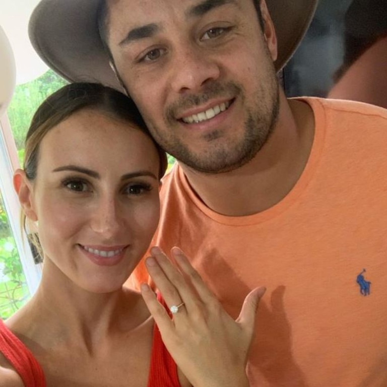 The couple got engaged on Christmas Day in 2020. Picture: Instagram/@jarrydhayne38