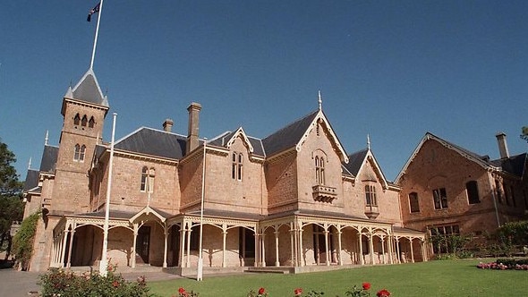 The exterior of Scotch College, Torrens Park, in Adelaide.