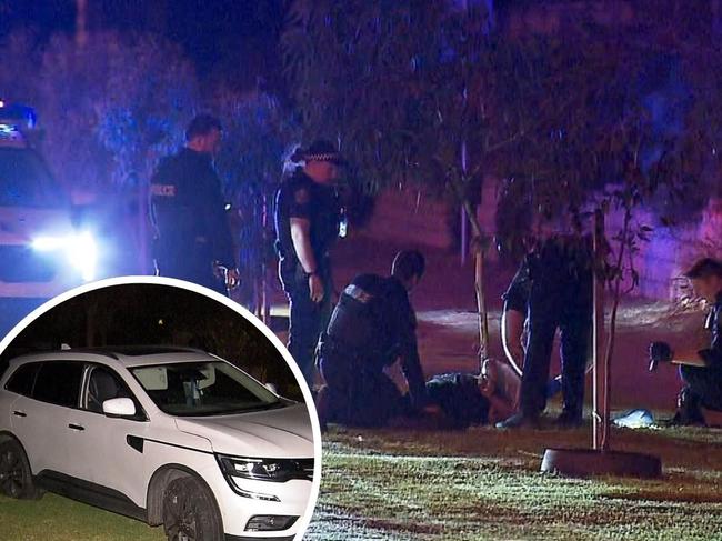 A man has been arrested after allegedly leading police on a wild chase through Adelaide. Picture: 7NEWS