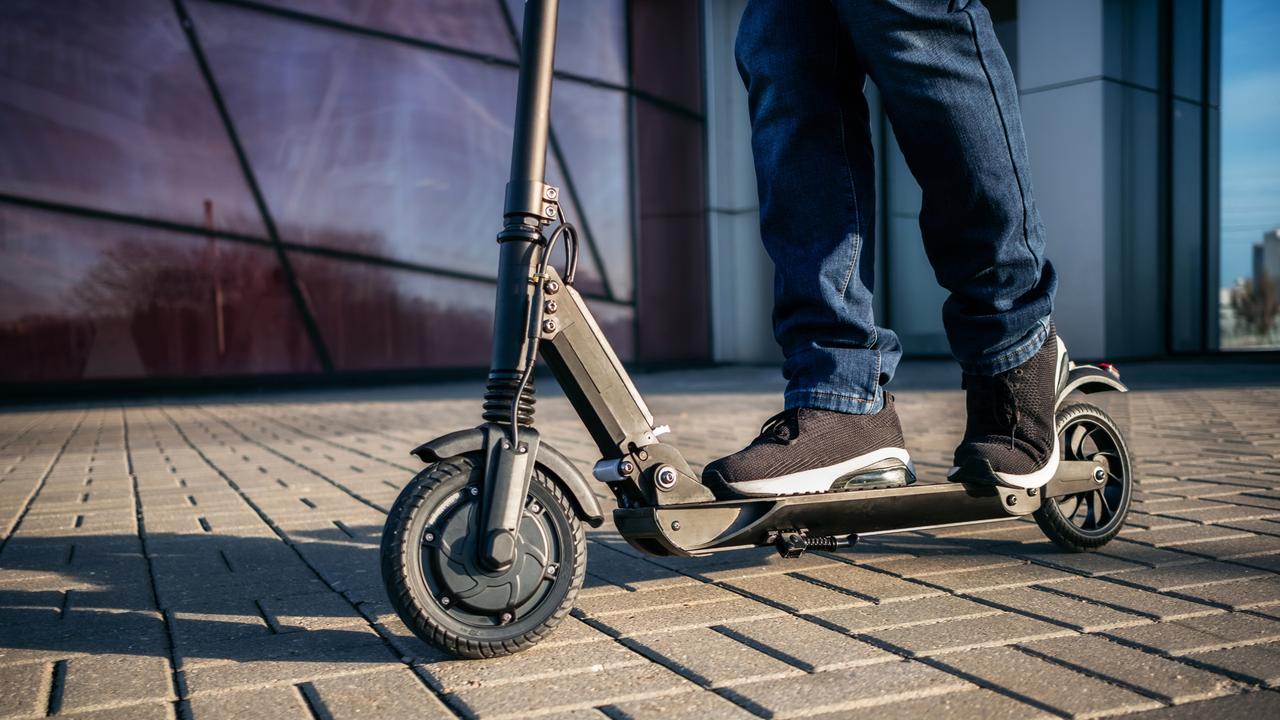 A boy is in hospital after being hit by a car while riding a scooter. Picture: iStock/bortnikau