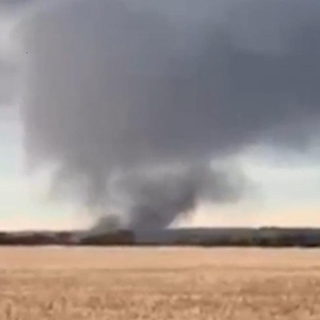 Footage of a separate tornado at Beenong, in WA in 2022. Picture: ABC