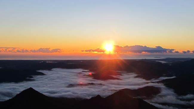 View from Mt Warning. Photo: Melissa Lamb