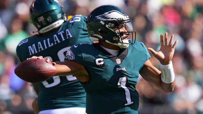 Philadelphia Eagles quarterback Jalen Hurts. Picture: Getty Images