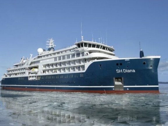 British cruise line Swan Hellenic has welcomed into the fleet its third and largest vessel, SH Diana. Picture - Helsinki Shipyard