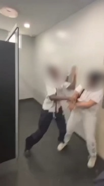 Melbourne students face-off in vile fight club clips