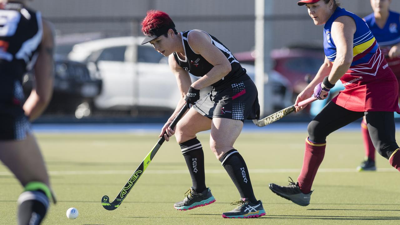 Sheree Hinton of Mackay 1 against Brisbane 2.