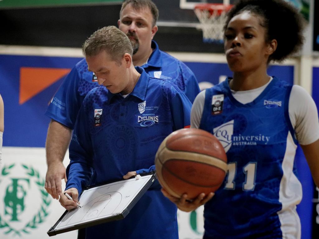 Rockhampton Cyclones' coach Drew Fenton. Photo: Amy Trinca