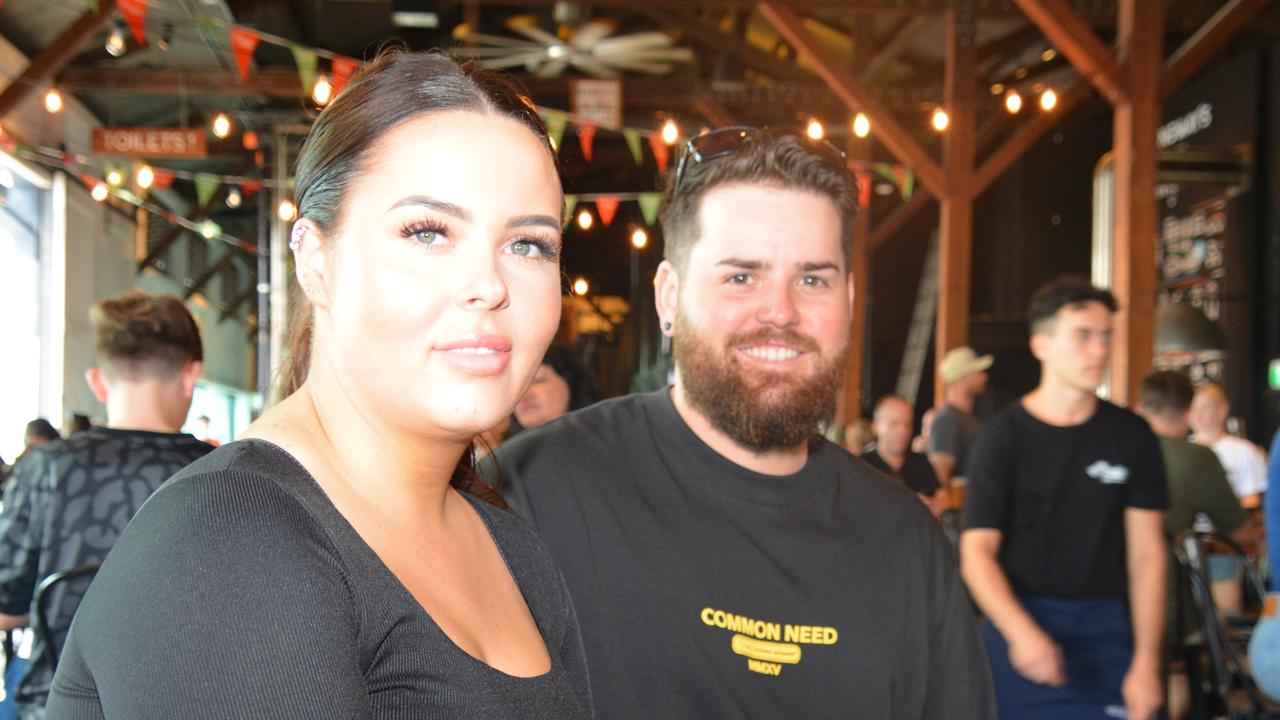 Stephanie and Chris Hall at the Hemingway’s Brewery Festival of Spirits on July 7. Picture: Bronwyn Farr
