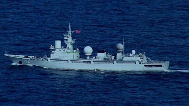 The Dongdiao-Class Chinese spy ship was revealed this week to have spent three weeks just off Australia’s coast in August and September.