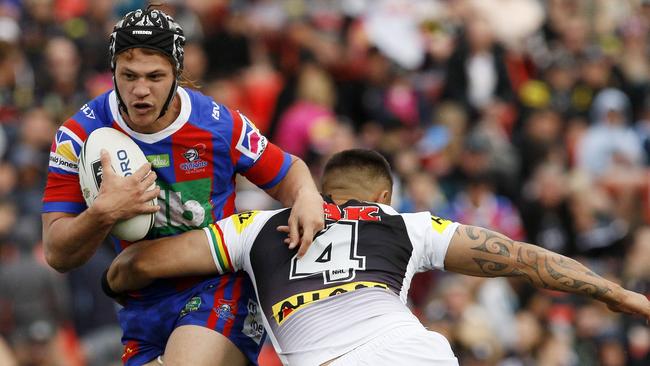 Kalyn Ponga could be Newcastle’s biggest star since Andrew Johns. AAP Image/Darren Pateman.