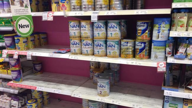 A fight over baby formula got a woman slapped with a good behaviour bond.