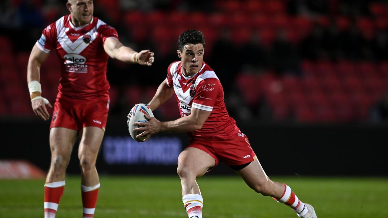 Salford’s Brodie Croft is open to a return to the NRL with the Wests Tigers. Picture: Getty