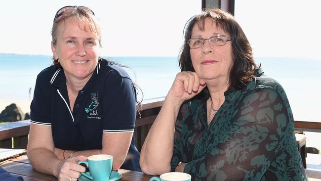 Hervey Bay Seafood Festival organisers Michelle Fuchs and Elaine Lewthwaite.