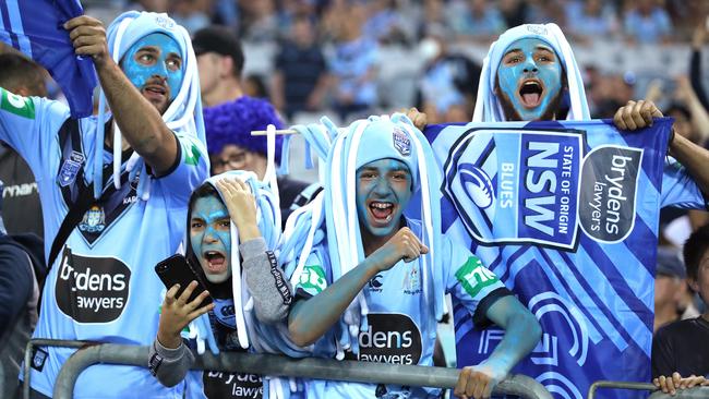 Blues fans didn’t get to support their team at home in 2021. Picture: Phil Hillyard