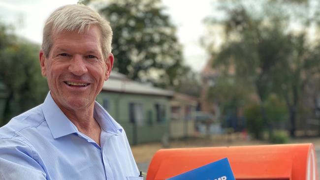 Lockyer MP Jim McDonald with his residential survey. Photo: Supplied