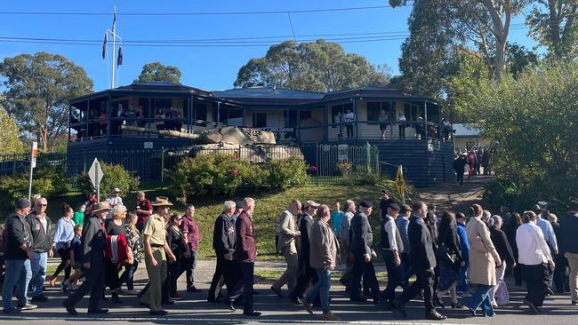 Upwey Anzac Day parade