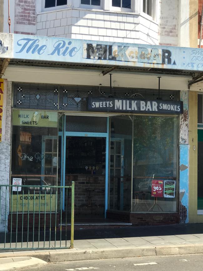 The old-style look of the Rio Milk Bar. Picture: Jenifer Jagielski