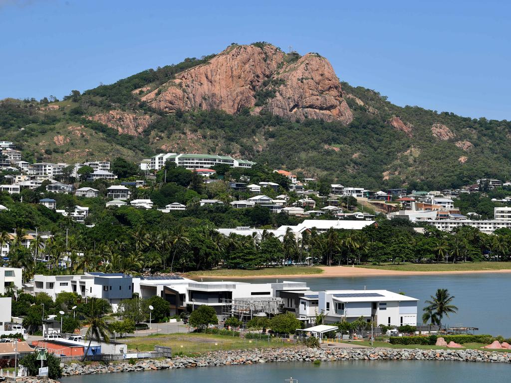 View of Townsville and Castle Hill from the roof of Ardo. Picture: Evan Morgan