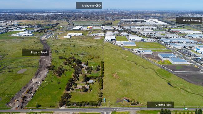 Edgars Rd, Epping, is being extended by MAB Corporation — the developer behind the Alliance Business Park.