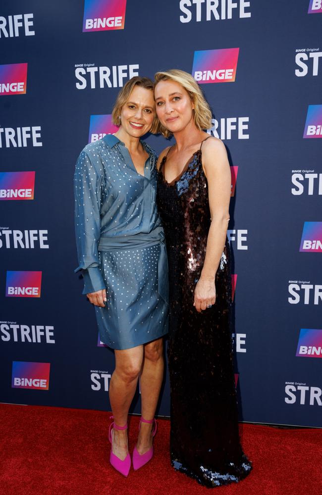 Mia Freedman and Keddie attend the Strife premiere in Sydney. Picture: Caroline McCredie/Getty Images