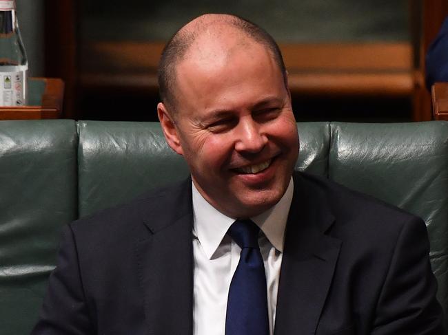 CANBERRA, AUSTRALIA - JUNE 23: Treasurer Josh Frydenberg during Question Time in the House of Representatives at Parliament House on June 23, 2021 in Canberra, Australia. Barnaby Joyce has deposed former Nationals leader Michael McCormack during a spill called on Monday by Senator Matt Canavan, with Joyce re-elected as leader of The Nationals in a leadership contest with at least 12 votes in the 21-member partyroom. (Photo by Sam Mooy/Getty Images)