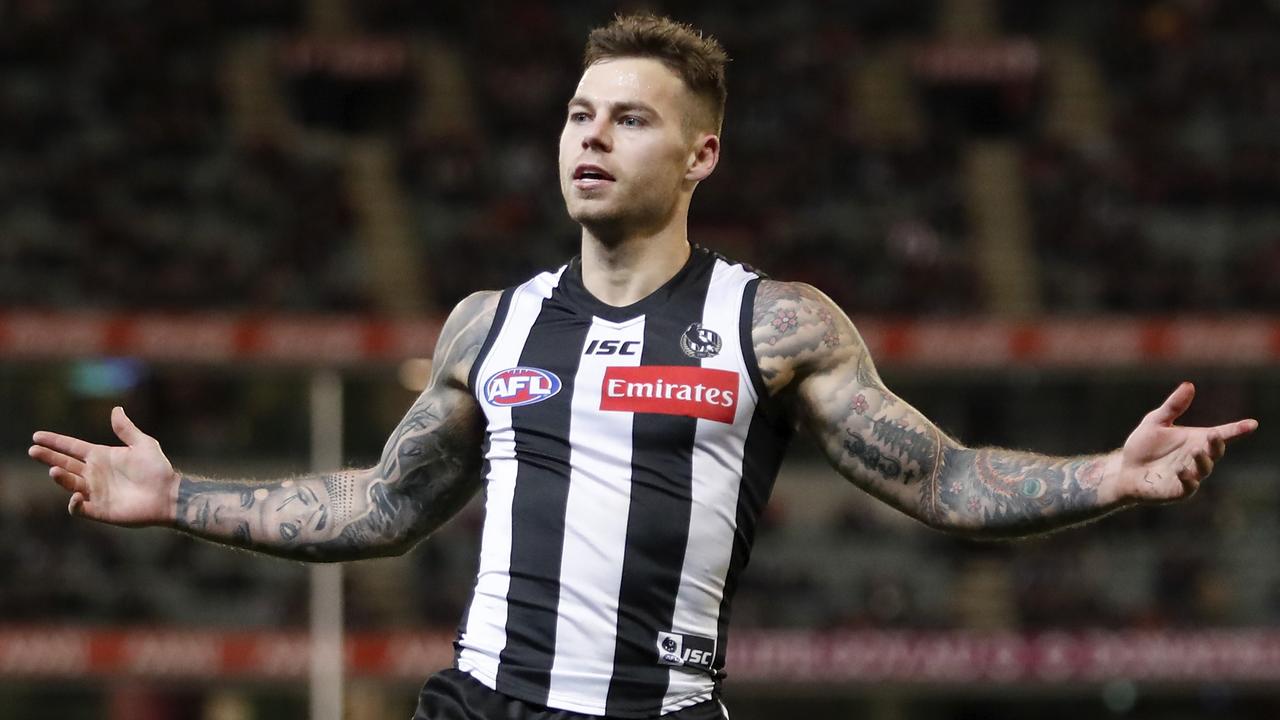 Jamie Elliott could be headed for a move to AAMI Park. Photo: Dylan Burns/AFL Photos via Getty Images.