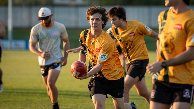 Thomas Dewsbury at training ahead of St Mary's trip to play the CAFL representative game. Picture: Pema Tamang Pakhrin