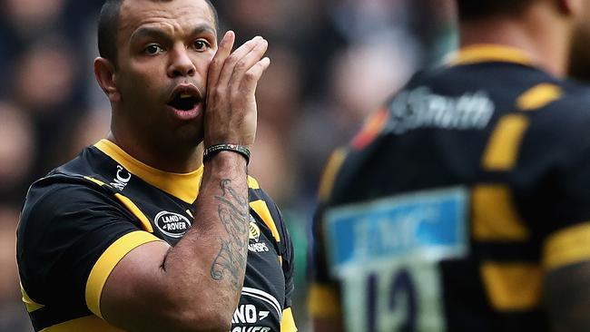 COVENTRY, ENGLAND - DECEMBER 11: Kurtley Beale of Wasps in action during the European Rugby Champions Cup match between Wasps and Connacht Rugby at the Ricoh Arena on December 11, 2016 in Coventry, United Kingdom. (Photo by Matthew Lewis/Getty Images)