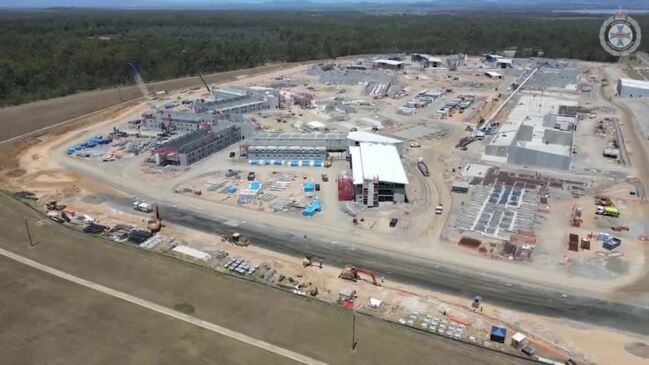 Aerial view of Lockyer Valley Correctional Centre near Gatton